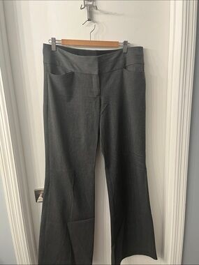 Express Dark Gray Editor Dress Pants